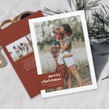 Tipografia Moderna Bloco de Cor Foto Natal