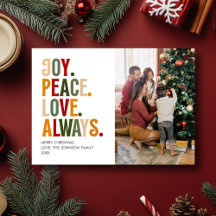 Tipografia Moderna de Natal Foto da Família Fofa