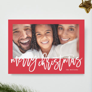 Cartão De Festividades Tipografia Negrito Feliz Natal Foto