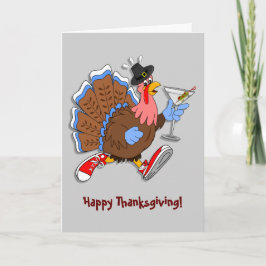Cartão De Festividades Tipsy Turkey (Martini)