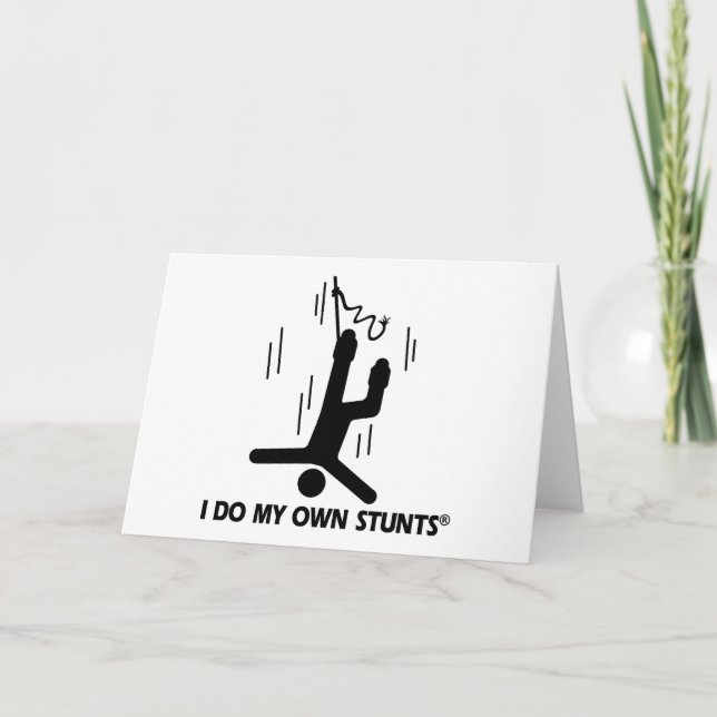 Cartão De Festividades Tirante com mola que salta meus próprios conluios (Frente)