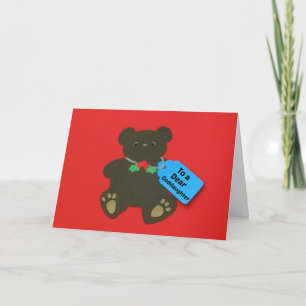 Cartão De Festividades To a Dear Goddaughter