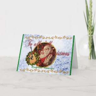 Cartão De Festividades To All Y'all This Christmas from Nashville