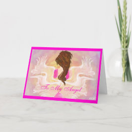 Cartão De Festividades "To My Angel" Valentine's Day Card
