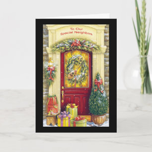Cartão De Festividades To Our Special Neighbors