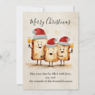 Cartão De Festividades Toast to the Holidays