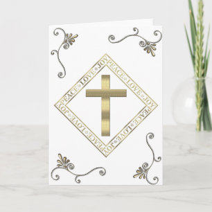 Cartão De Festividades Toda a paz & alegria de Occation