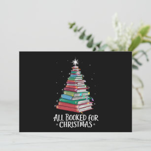 Cartão De Festividades Todos Reservados Para Bibliotecário De Natal Amant