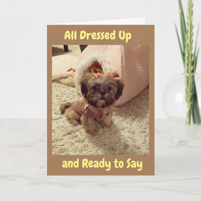 CARTÃO DE FESTIVIDADES TODOS VESTIDOS POR PÁSCOA APENAS POR "VOCÊ" (Frente)