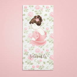 Cartão De Festividades Tolerável - Indicador de Vintagem Floral de Jane A