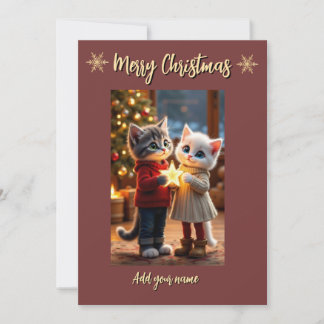 Cartão De Festividades Tom & Luna Christmas Star Card