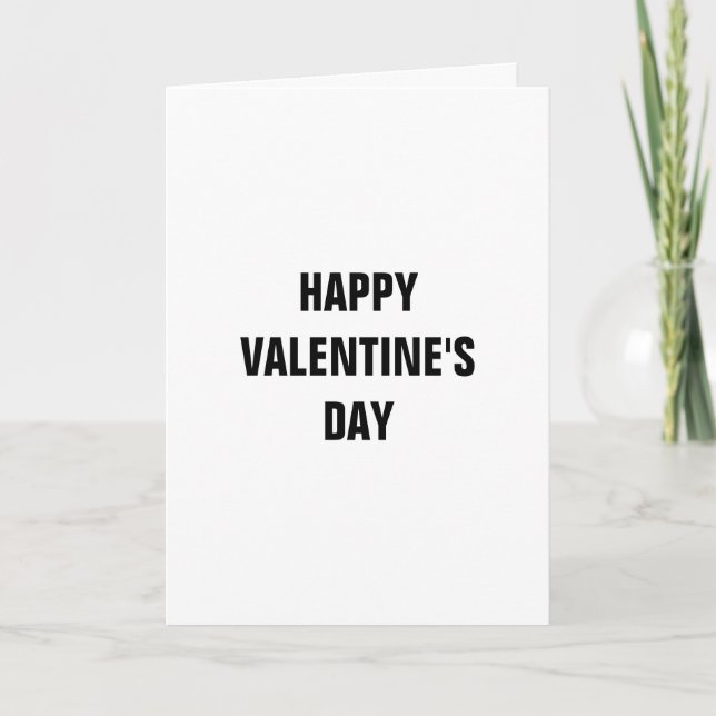 Cartão De Festividades Tornar feliz dia de os namorados Vamos (Frente)