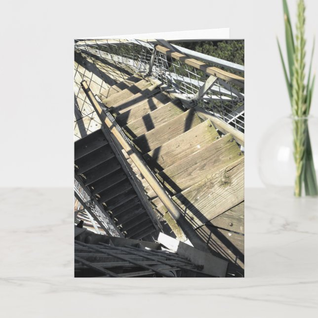 Cartão De Festividades torre de barbear em primaveras de eureka (Frente)