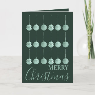 Cartão De Festividades Totally Baubled Christmas Ornament Vector Design