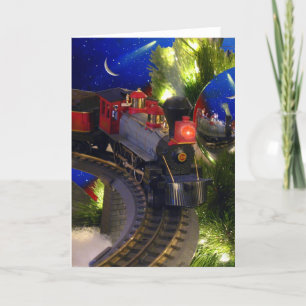 Cartão De Festividades Toy Train Magic