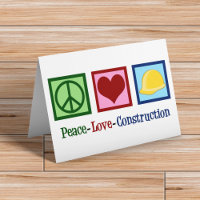 Trabalhador de Construção de Paz e Amor