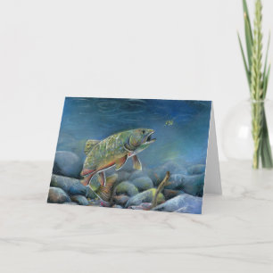 Cartão De Festividades Trabalho de arte de vitória por Y. Pozynich, Grau