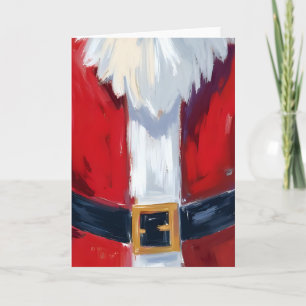 Cartão De Festividades Traje Vermelho de Papai Noel Natal
