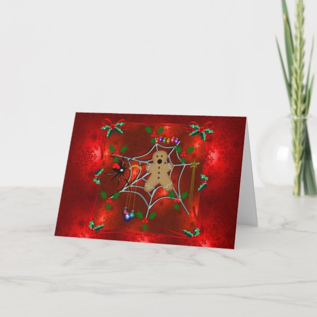 Cartão De Festividades Trapped Gingerbread (Frente)