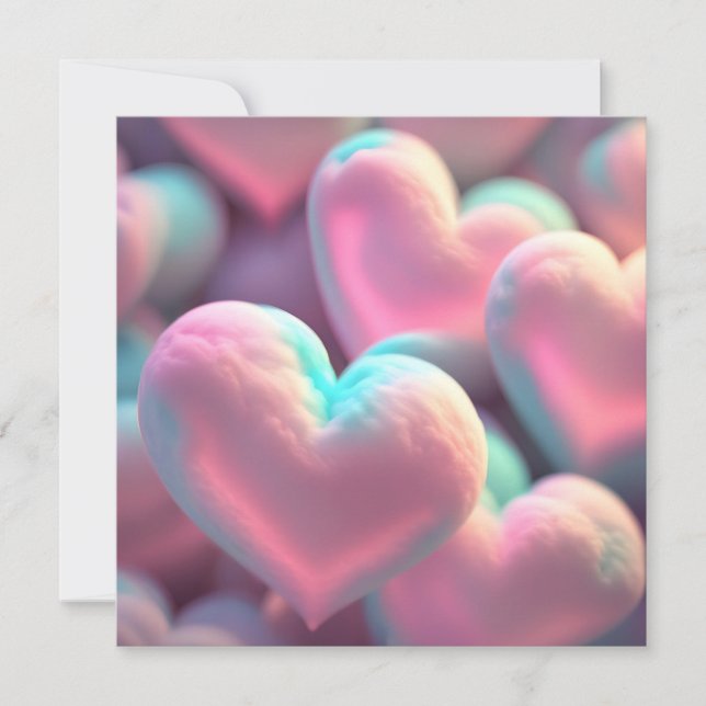 Cartão De Festividades Travesseiro de amor (Frente)