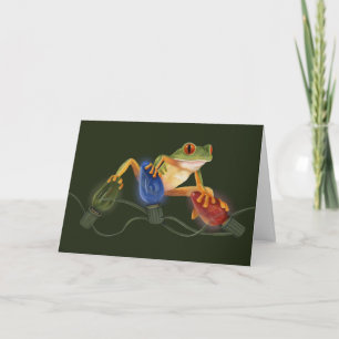 Cartão De Festividades Tree Frog Card