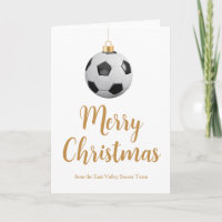 Treinador de Futebol Personalizado Feliz Natal Fut