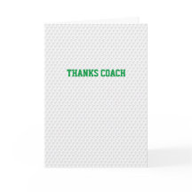 Treinador de Obrigados de Golfe Mensagem Própria B