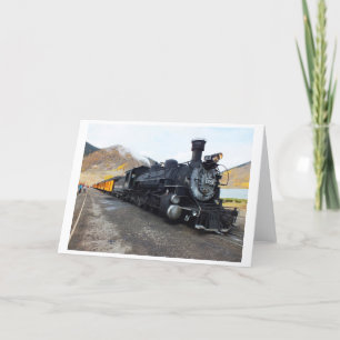 Cartão De Festividades Trem patrimonial em Silverton