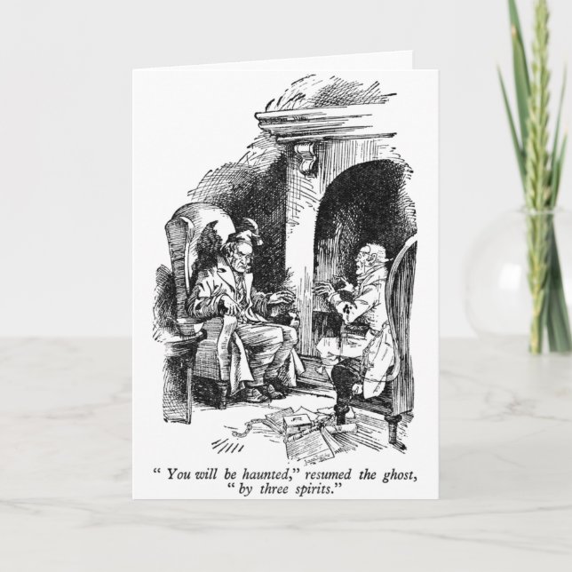 Cartão De Festividades Três bebidas espirituosas (com texto) (Frente)