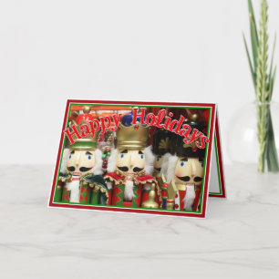 Cartão De Festividades Três Crackers Sábios - Soldados Quebra-Nozes