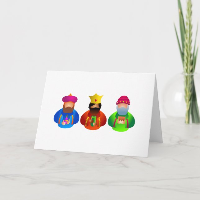 Cartão De Festividades Três Reis (Frente)