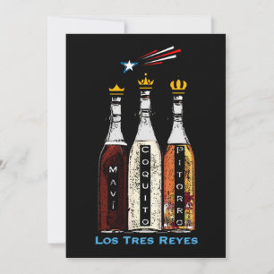 Cartão De Festividades Três Reis Boricuas Porto-Riquenhos