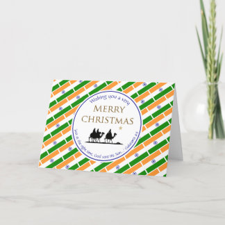 Cartão De Festividades Três sábios INDIA Natal