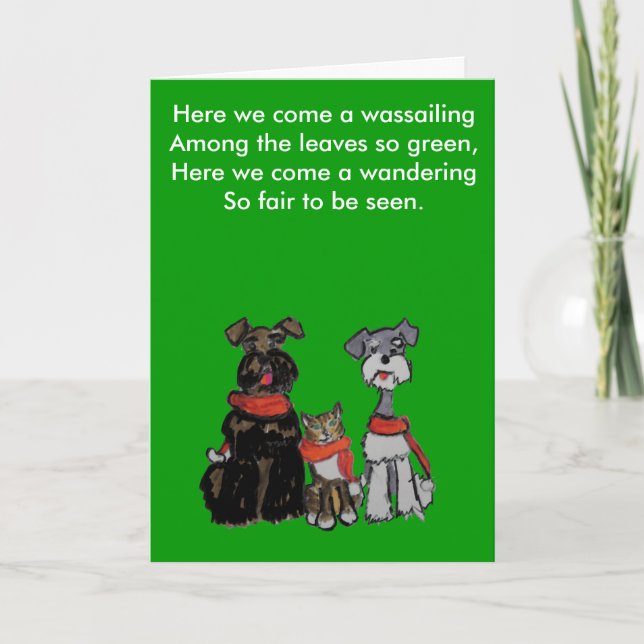 Cartão De Festividades trio (Frente)