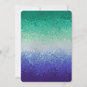Cartão De Festividades Trippy Ripply Funky Boho MLM Homens que Amam Homen