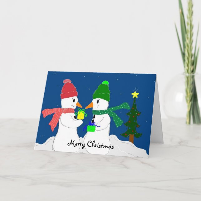 Cartão De Festividades Troca de Tratamentos (Frente)