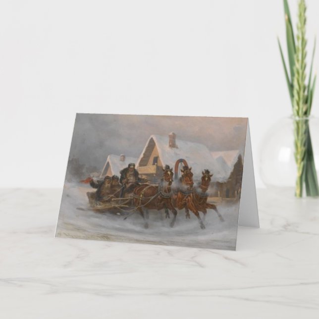 Cartão De Festividades Troika (Frente)