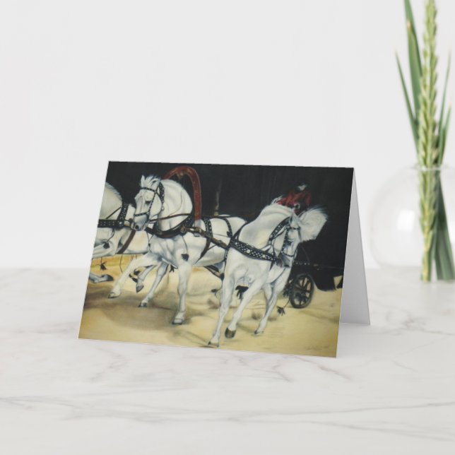 Cartão De Festividades "Troika" Christmas card (Frente)