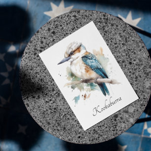 Cartão De Festividades True Blue Kookaburra, personalizado