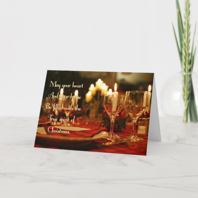 Cartão De Festividades True Spirit Christmas (Frente)