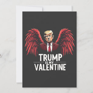 Cartão De Festividades Trump é meu Dia dos Namorados Dia de Inauguração M