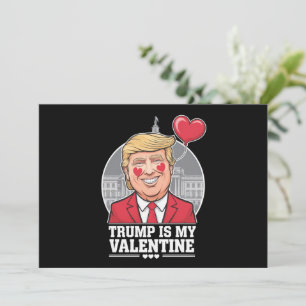 Cartão De Festividades Trump é Meu Namorado Dia dos Namorados Retro