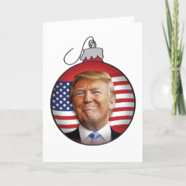 Cartão De Festividades Trump para o Natal