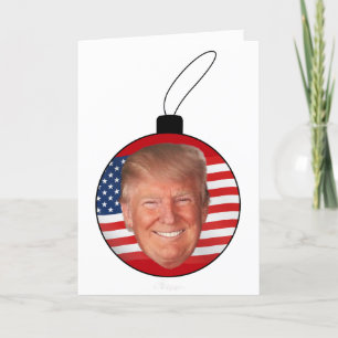 Cartão De Festividades Trump para o Natal 2024