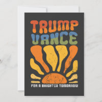 Trump Vance para um amanhã mais brilhante Retro Bo
