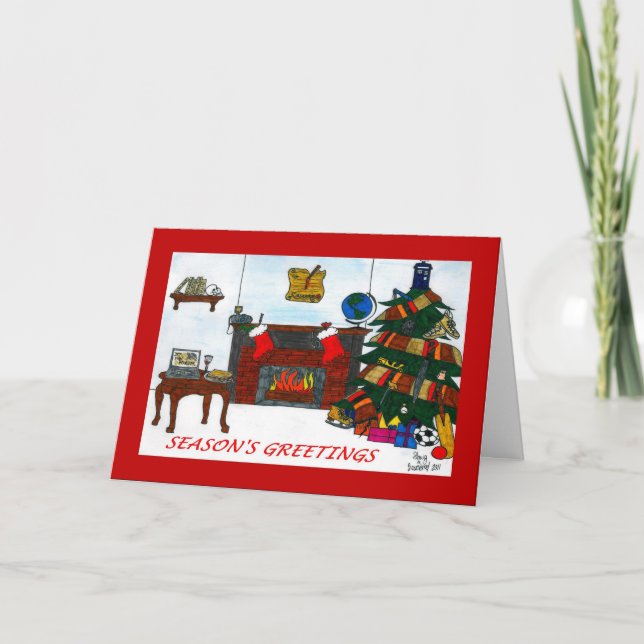 Cartão De Festividades TSSB Xmas Card Red (Frente)