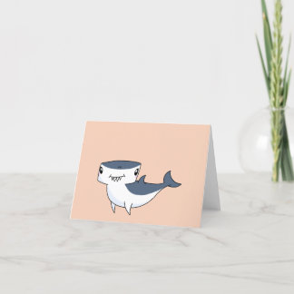 Cartão De Festividades Tubarão-martelo-martelo personalizável