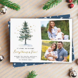 Cartão De Festividades Tudo está bem engraçado Quota 2 do Xmas