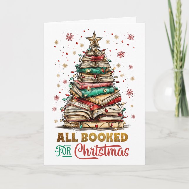 Cartão De Festividades Tudo marcado para o Natal (Frente)