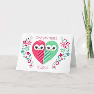 Cartão De Festividades Tudo que você precisa é Amor